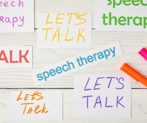 speech therapy